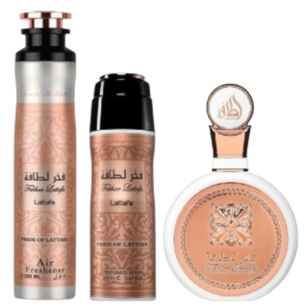 Lattafa Fakhar Rose – parfum femei set cadou 100 ml Lattafa Fakhar Rose