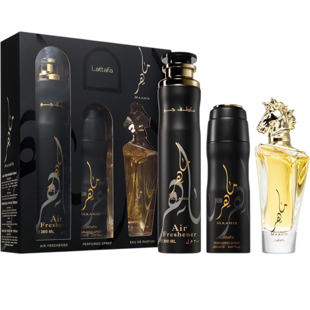 Lattafa Maahir – Set Cadou Unisex 3 Piese