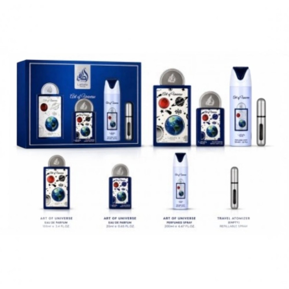 Lattafa Art Of Universe – set cadou femei 4 piese Lattafa Art Of Universe