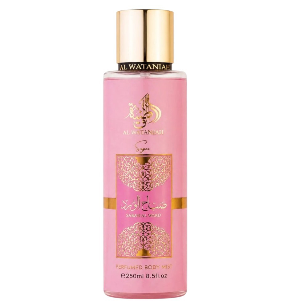 Al Wataniah Sabah Al Ward Sugar – body mist 250 ml Al Wataniah Sabah Al Ward Sugar